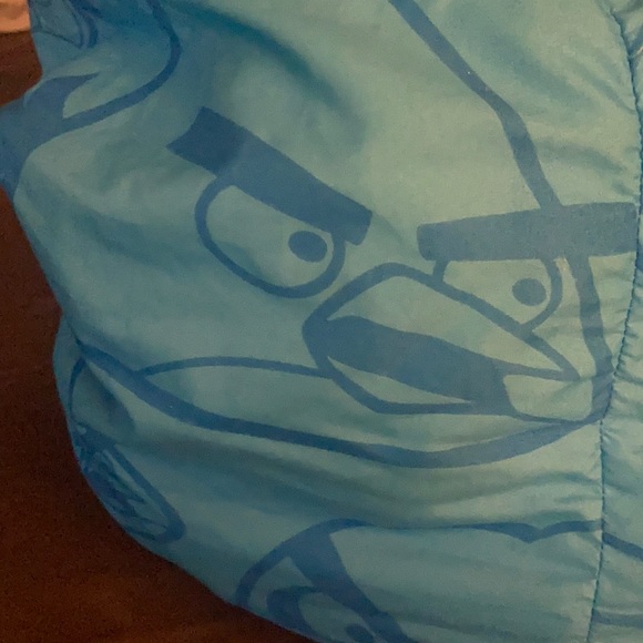 Angry birds twin size sheet set , pillow case, and throw blanket very loved - Picture 1 of 1